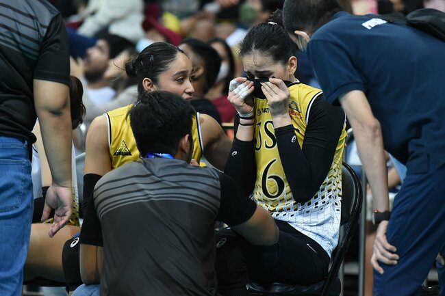 Milena Alessandrini plays with ‘big heart' to help UST despite tweaking ankle