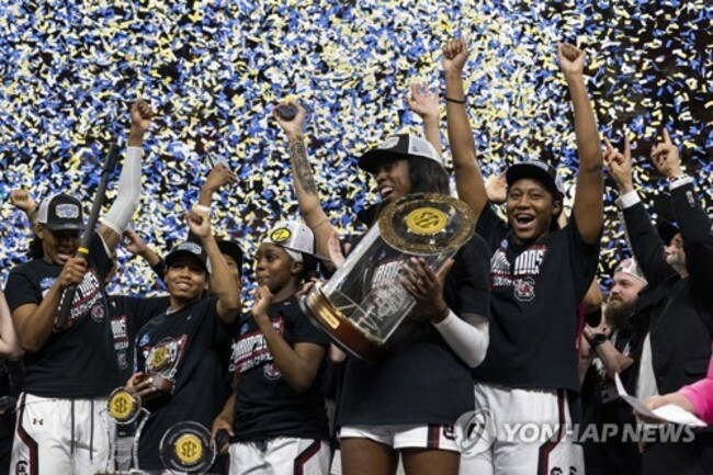 APTOPIX SEC Tennessee South Carolina Basketball