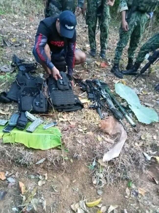 Suspects in Degamo slay case lead authorities to find weapons cache