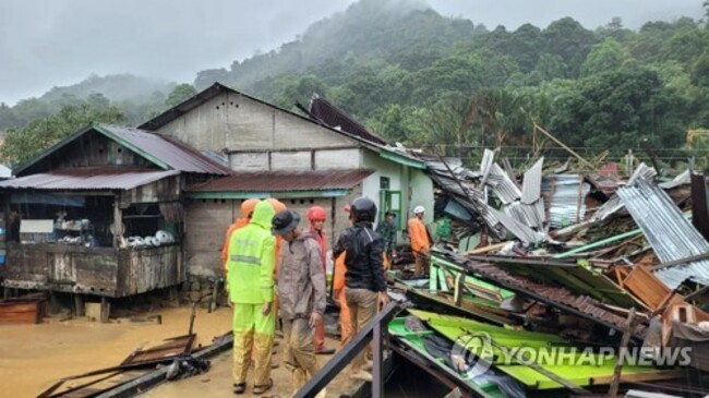 INDONESIA LANDSLIDE AFTERMATH
