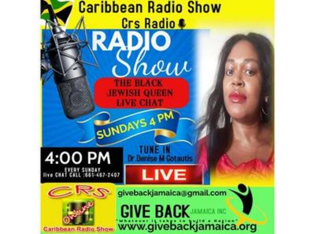 CRS Radio The Black Jewish Queen Live Chat Anya Farber New Host for CRS Talk IL