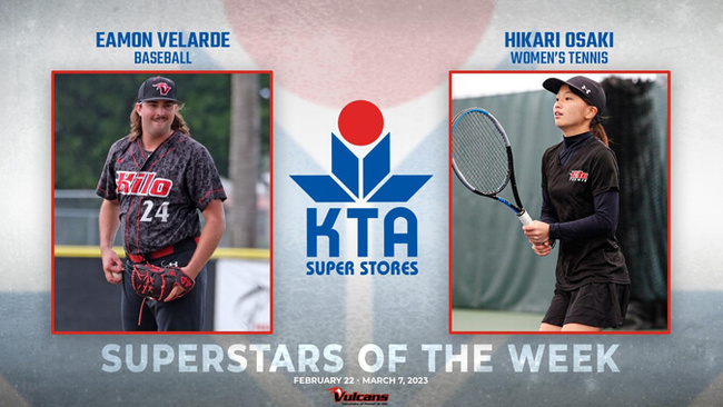Osaki, Velarde named KTA Superstars of the Week