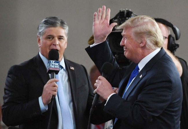 ALDOUS J. PENNYFARTHING: Hannity edits Trump's Ukraine ramblings to make him seem slightly less weak and treason-y