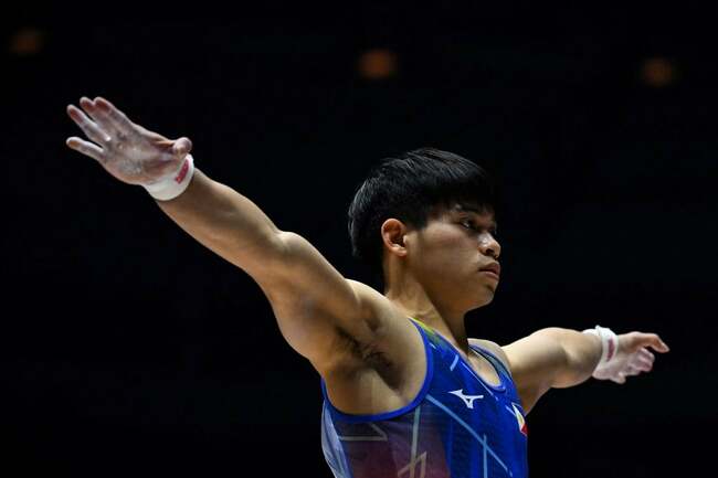 Carlos Yulo bags another gold, rules vault in Baku World Cup