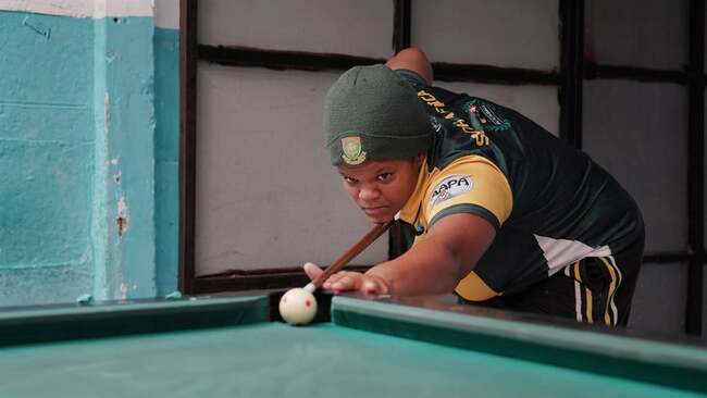 Shooting star: Lavender Hill pool champ needs funds for a shot at sinking R12.5m prize