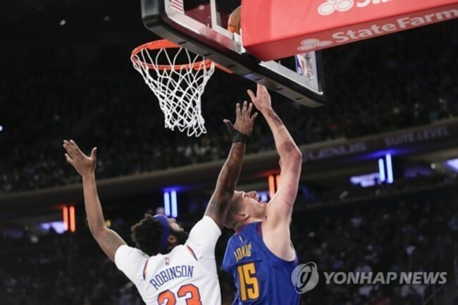 Nuggets Knicks Basketball
