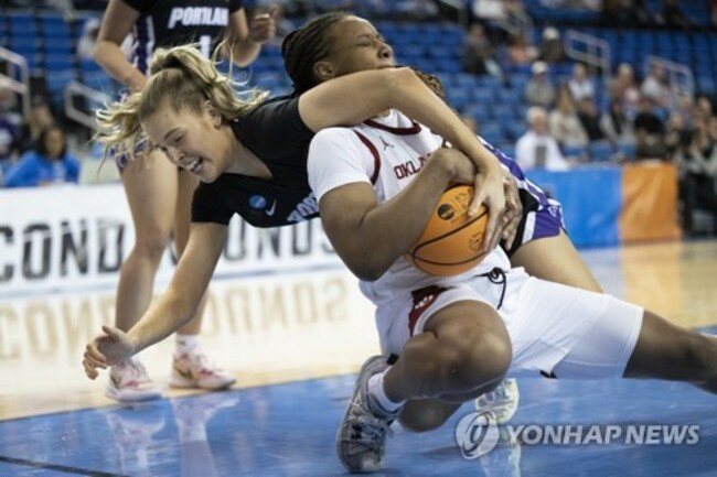 APTOPIX NCAA Portland Oklahoma Basketball
