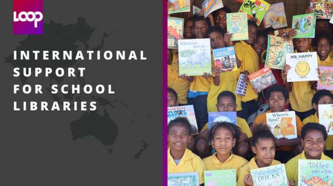 International support for school libraries