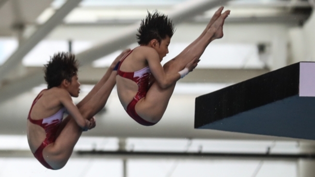 Olympic pair take first gold at National Diving Championship