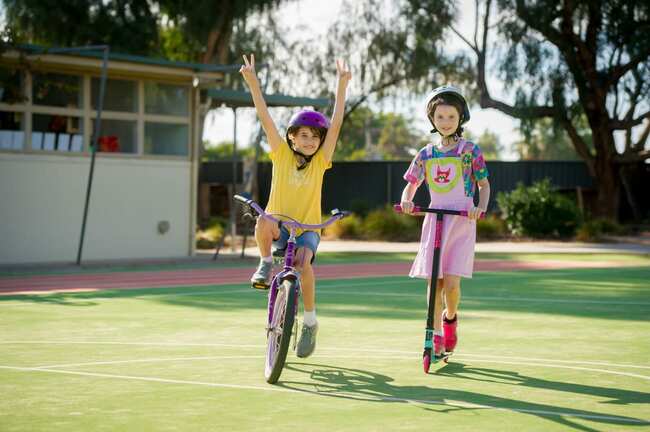Kids on a roll for Ride2School Day