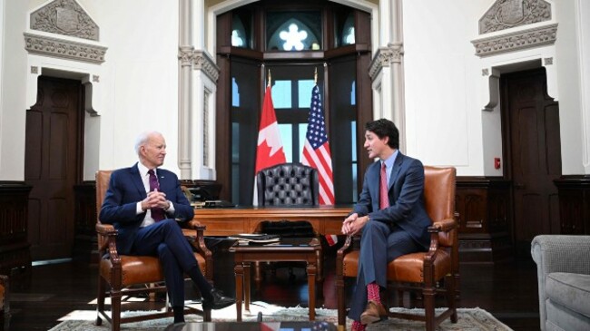 Biden meets with Trudeau as US, Canada announce immigration agreement
