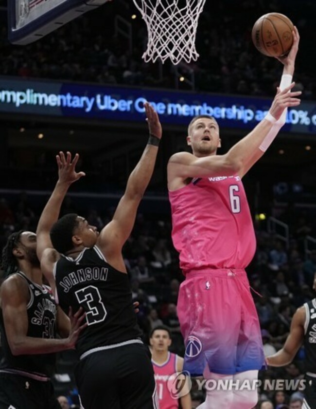 Spurs Wizards Basketball