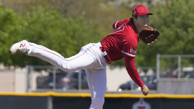 Baseball: Shohei Ohtani tunes up in minor league game for Opening Day start