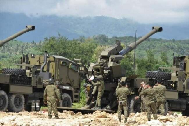 Army uses truck-mounted howitzers vs IS terrorists in Maguindanao