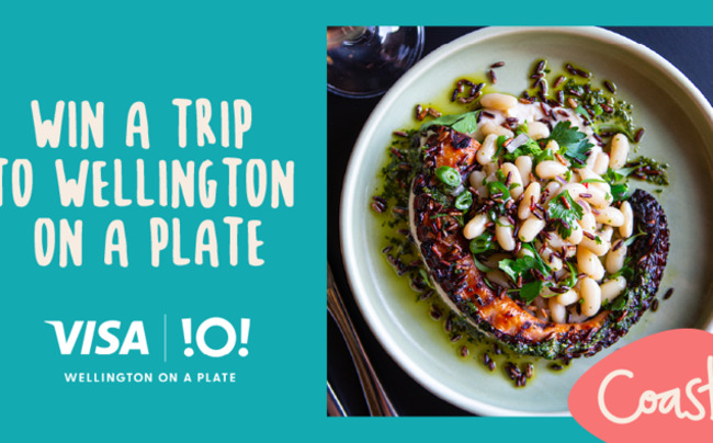 Win a whirlwind trip for two to Visa Wellington On a Plate!