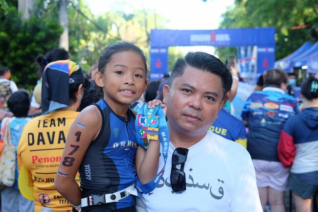 Jashiva Arsua tops IronKids' youngest division