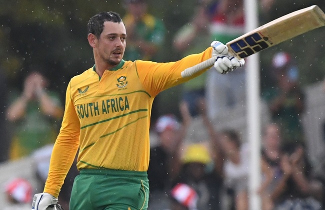 De Kock tons up as Proteas smash run chase record