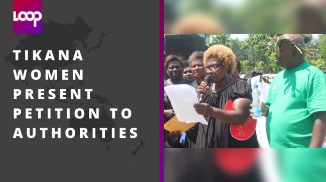 Tikana women present petition to Authorities