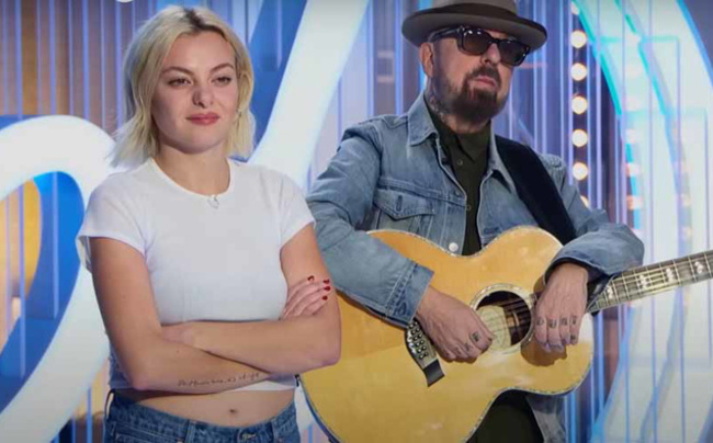 Watch Eurythmics member Dave Stewart play guitar for daughter's American Idol audition