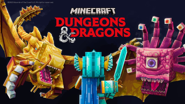 Minecraft is getting a Dungeons & Dragons collaboration