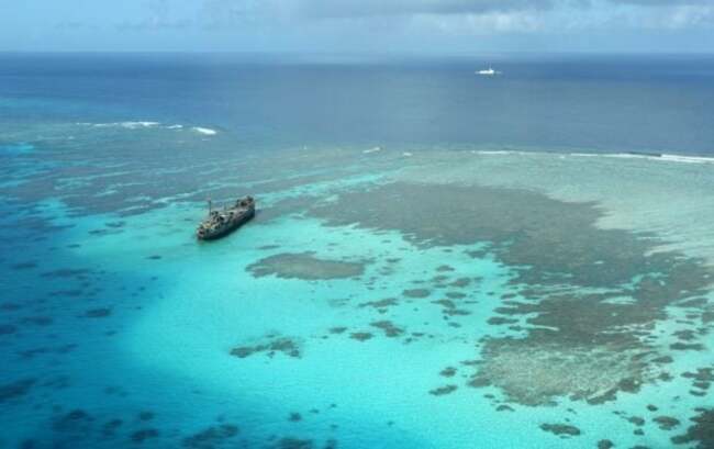 PCG spots Chinese Navy warship in Pag-asa Island anew