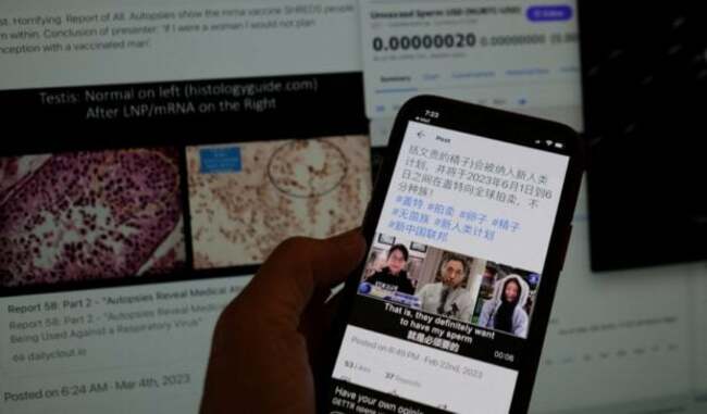 Tycoon's ‘unvaxxed sperm' auction taps into conspiracies