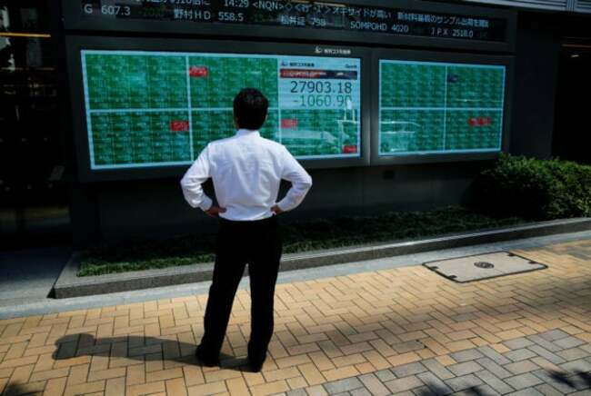 Asian shares ride high in Q1 but steel for U.S. inflation data