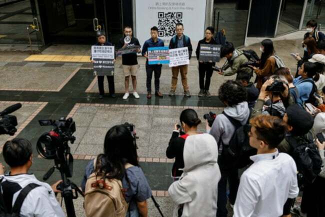 Hong Kong transgender protesters say government is not abiding by landmark ruling