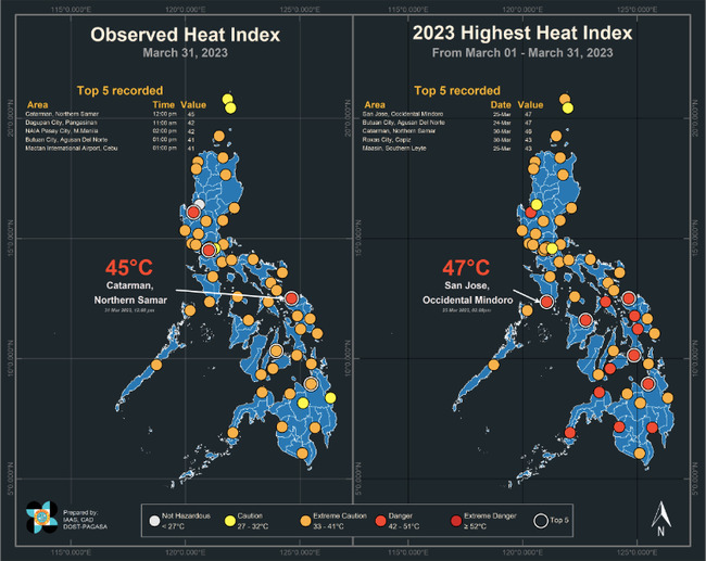 Cebu logs one of highest heat index on March 31 in PH — Pagasa