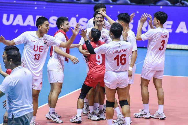 UAAP: UE halts six-game skid with win over FEU in men's volleyball