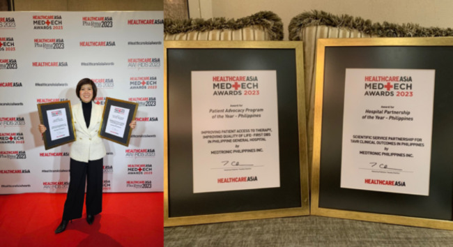 Medtronic receives top accolade for Healthcare Asia Medtech Awards 2023