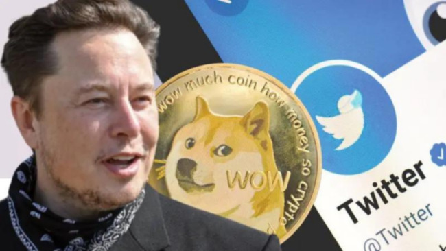 The ‘Dogefather' Elon Musk Changes Twitter Logo To Dogecoin