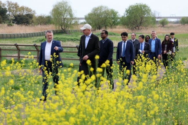Eulsukdo, environmental comeback story, first stop for BIE delegation