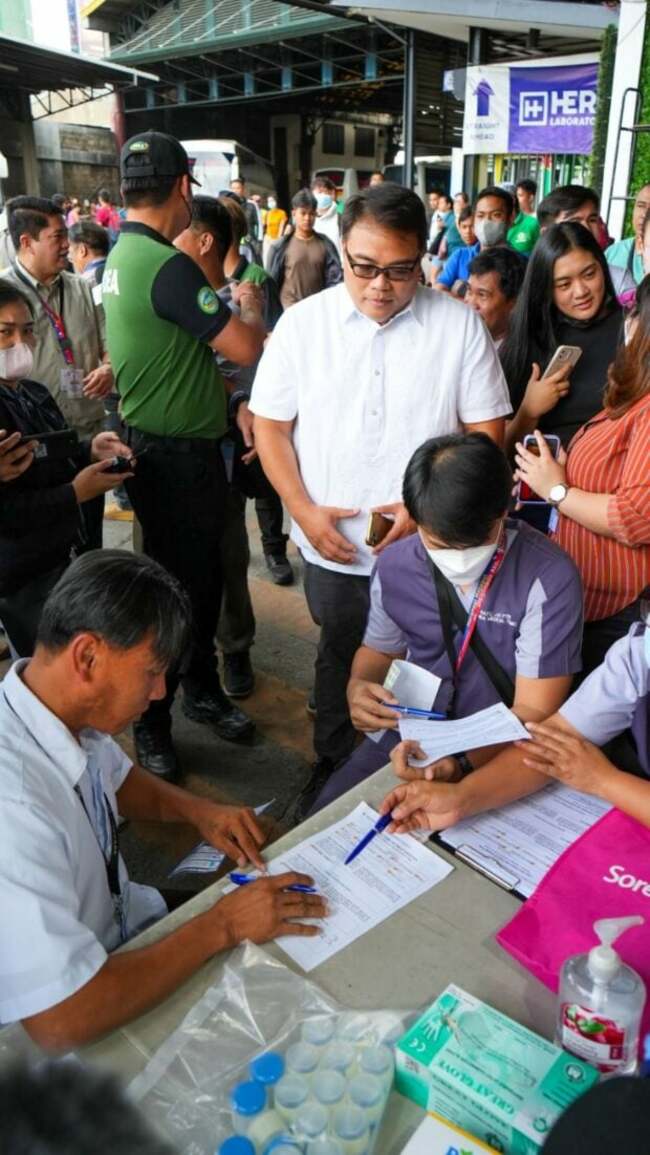 QC bus terminals inspected; bus drivers, conductors underwent drug tests
