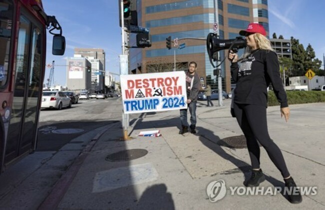 USA LOS ANGELES PROTEST TRUMP