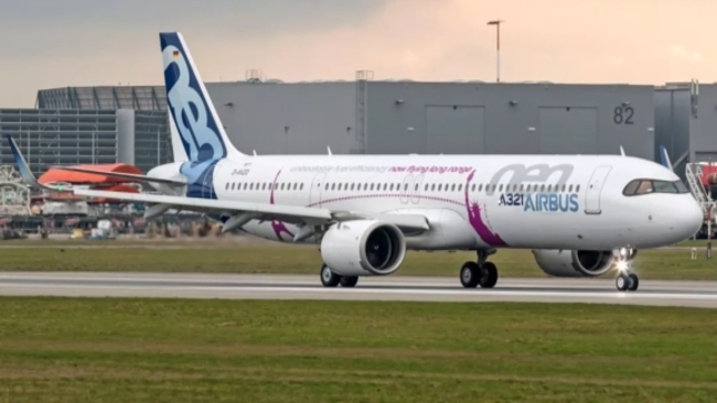 Birth of an Airbus A321 in China's Tianjin
