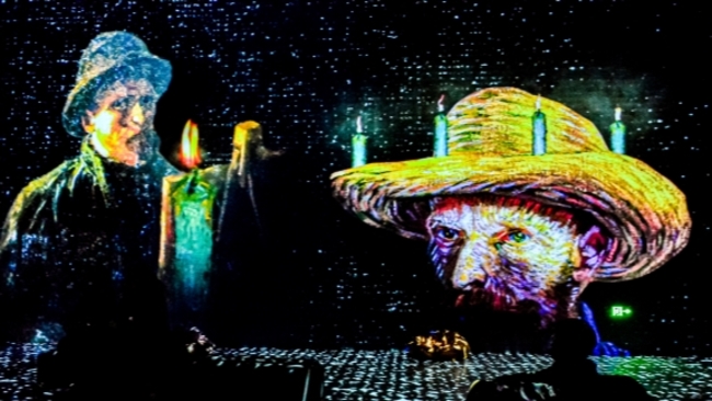 Van Gogh's paintings come to life in immersive show