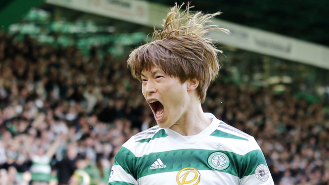 Football: Kyogo Furuhashi hits Old Firm brace as Celtic close in on title