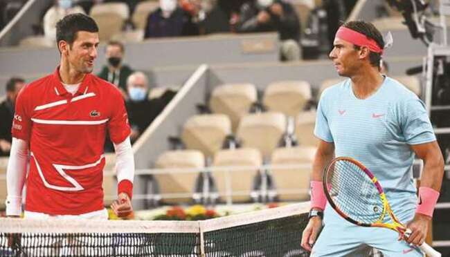 Chapter 58 for Djokovic, Nadal at French Open