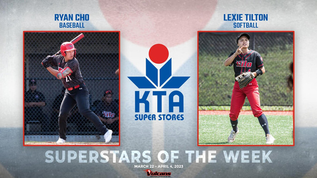 Cho, Tilton earn KTA Superstars of the Week awards