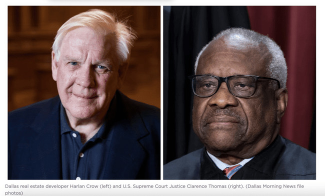 Clarence Thomas's offenses are impeachable