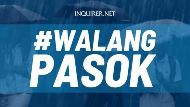 Class suspensions on Wednesday due to TD Amang