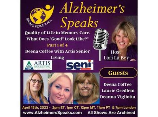Quality of Life in Memory Care. What Does "Good" Look Like? Part 1 of 4