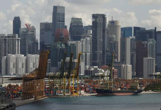 Singapore's Q1 GDP likely slowed, complicating central bank's task