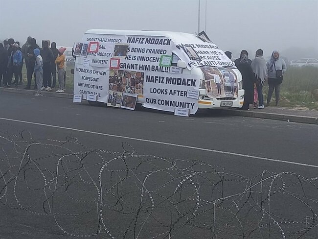 Barbed wire, heavy security at court for Nafiz Modack's bail application