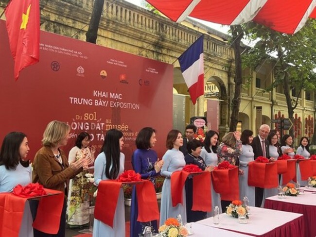 Exhibit featuring the journey of artifacts opens in Hanoi