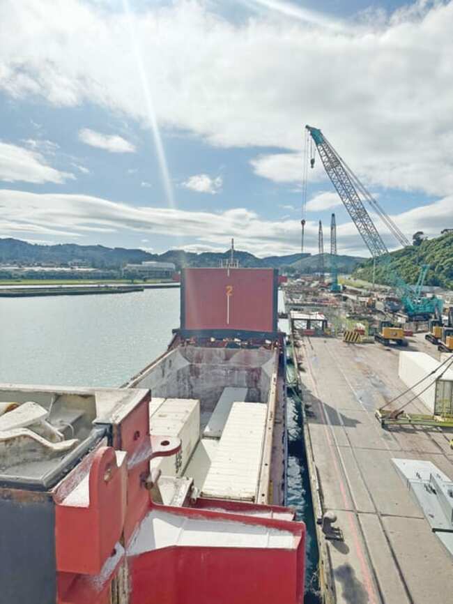 Sixth visit for container ship
