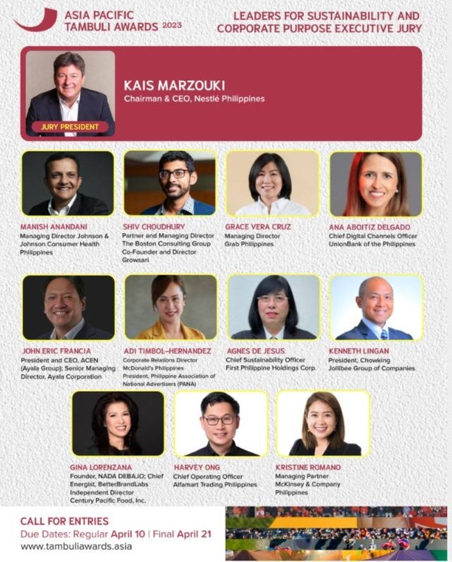 APAC Tambuli Awards 2023 executive jury named