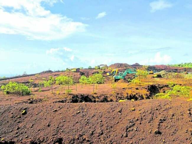 Study mining impact on Homonhon – bishop