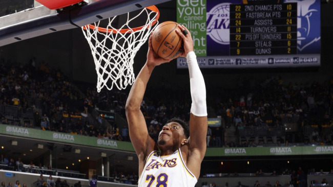 Basketball: Rui Hachimura scores 29 points to lead Lakers to playoff win